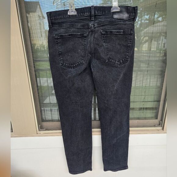 Hollister Men's Slim Straight Black Washed Jeans Sz 32x29 - Picture 2 of 8